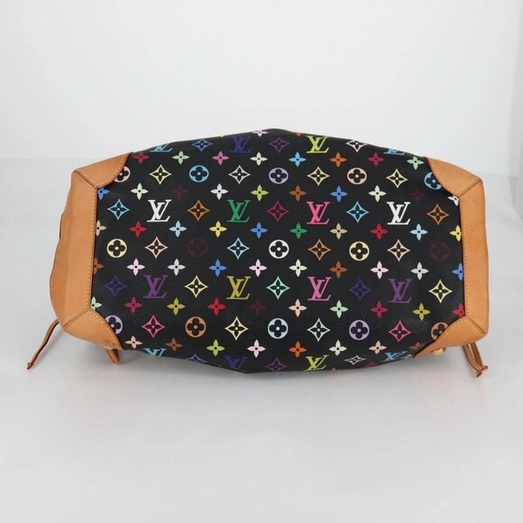 LOUIS VUITTON Monogram Multicolor Ursula Tote Bag Black M40124 LV Auth 138074V - Picture 7 of 16